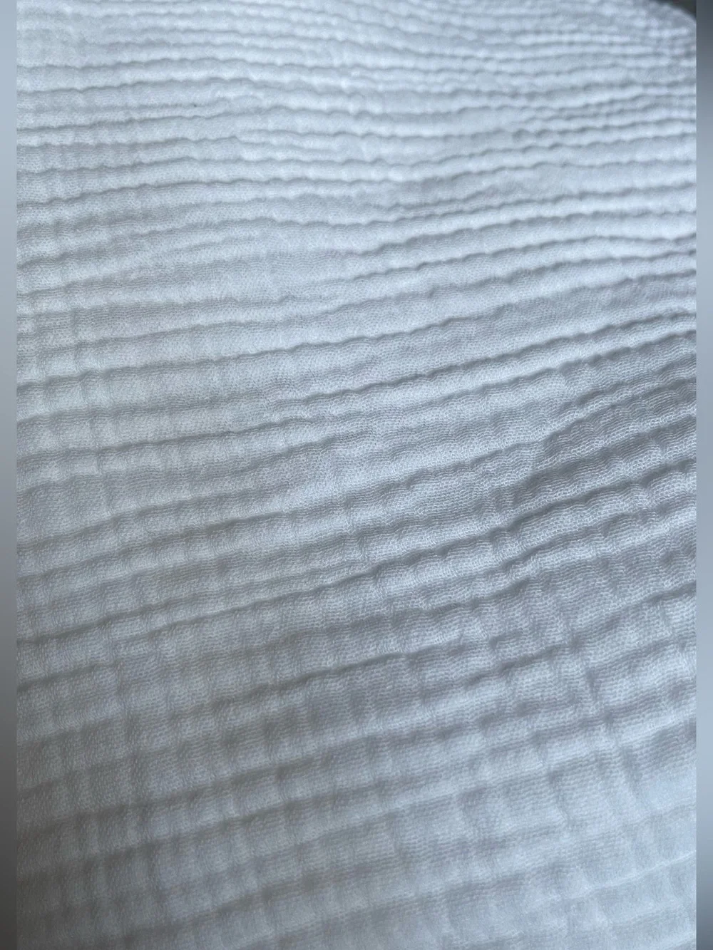 NWT Quince Organic Cotton Airy Gauze 3 Pc Duvet Cover Set, Full/Queen (White)